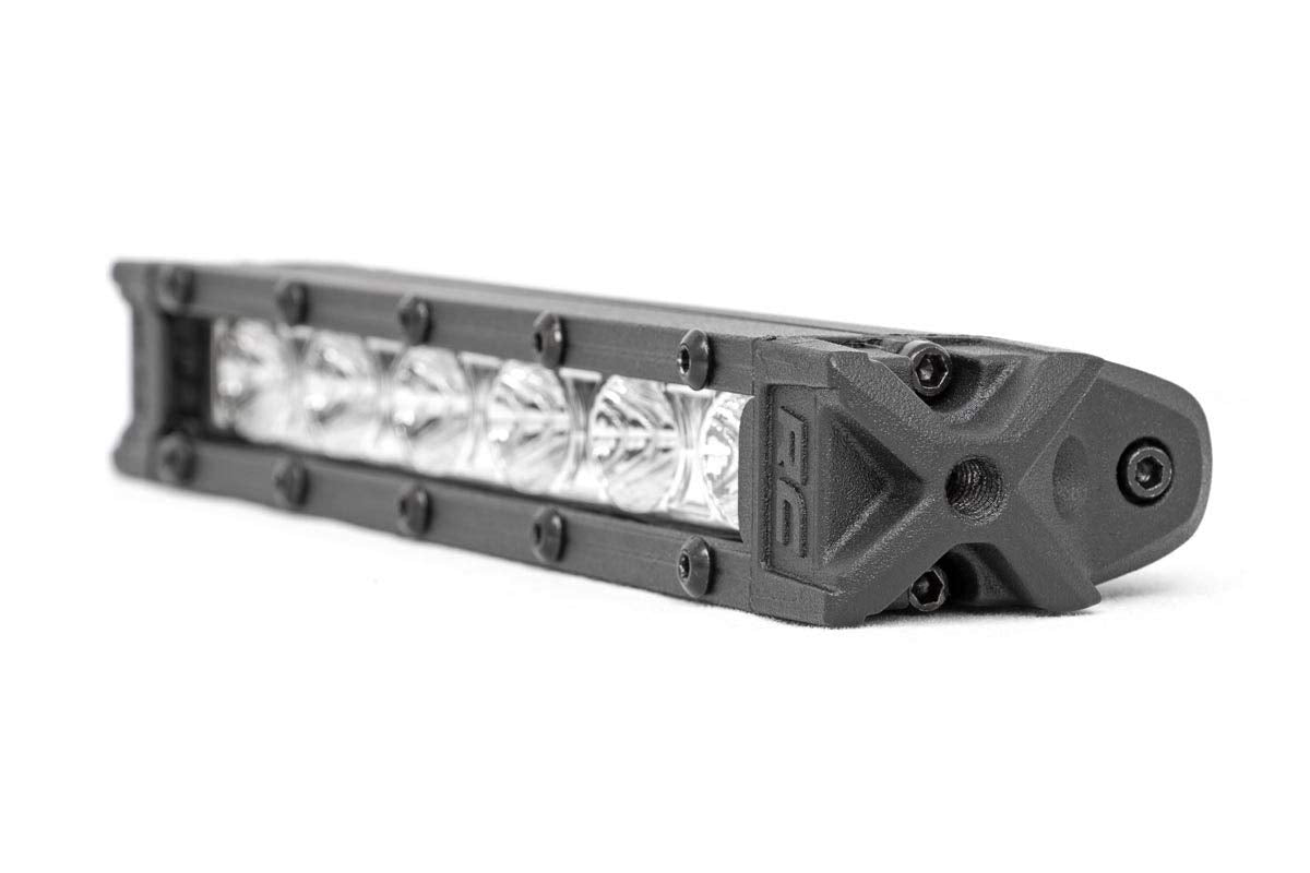 6" Rough Country Chrome Series Slimline CREE LED Light Bars | Pair - 70406A