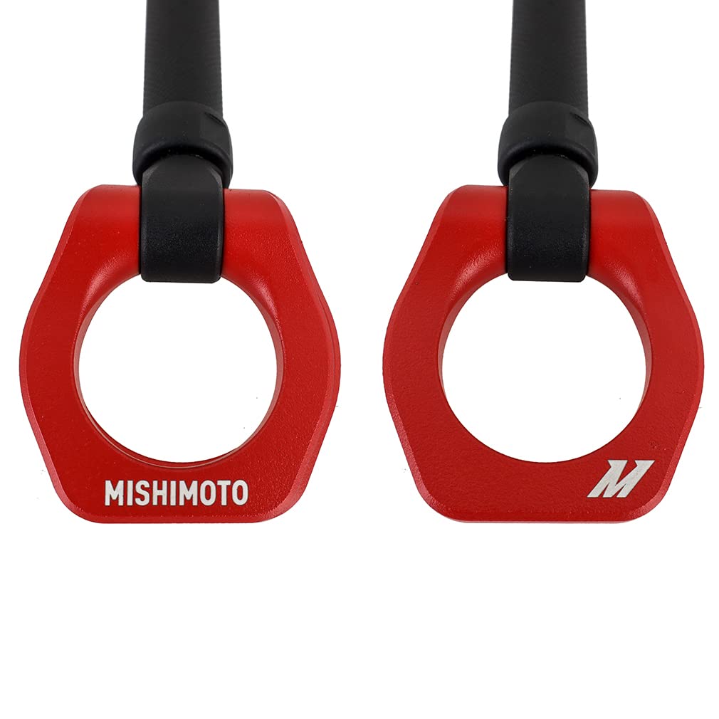 Mishimoto Tow Hook Racing, Front Compatible with Subaru WRX 2022+/Crosstrek 2018+, Red