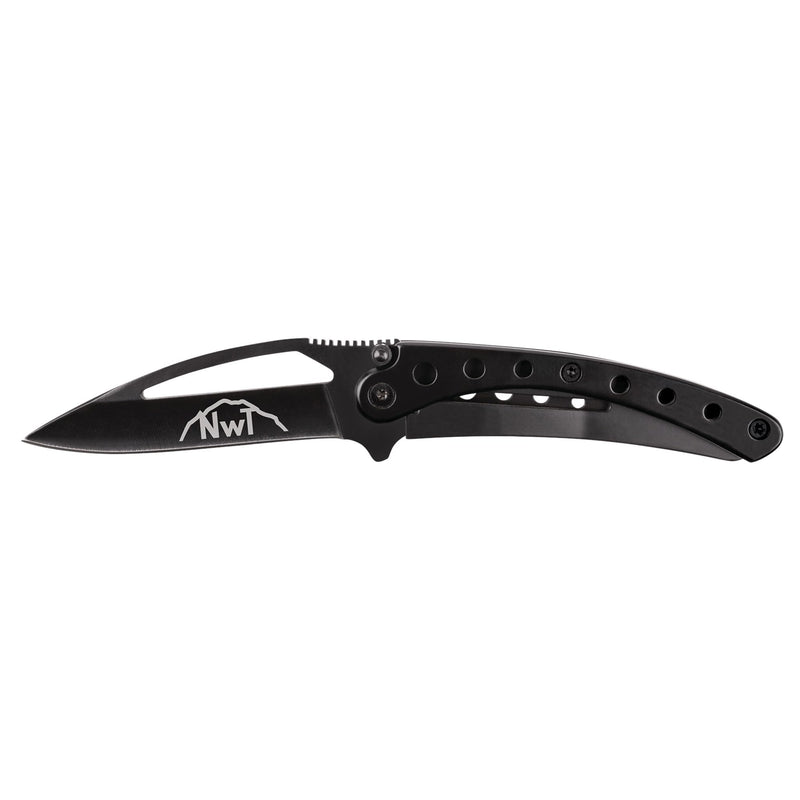 Aneko Performance Tool 5.5-Inch Stainless Steel Pocket Knife, Black