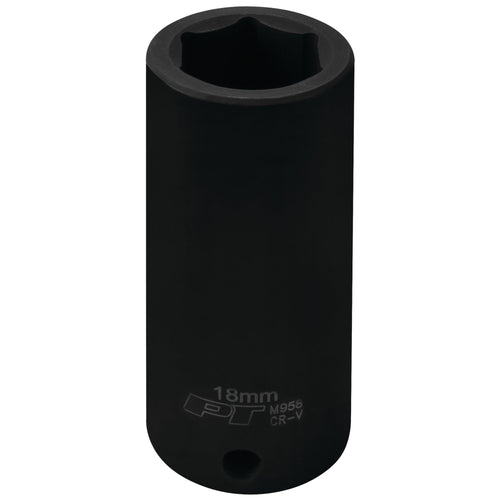 3/8-Inch Performance Tool M958 18mm Deep Wall Impact Socket