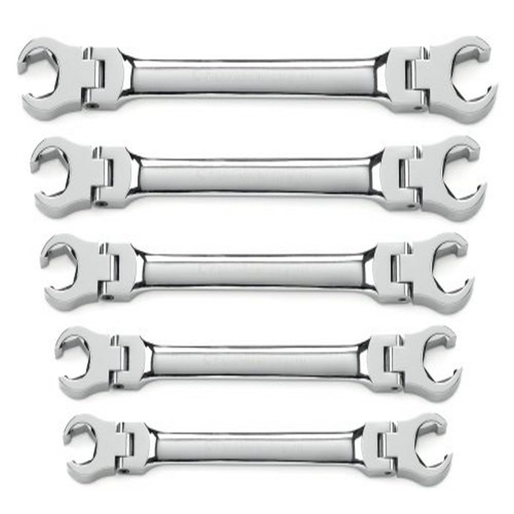 5 Pc. Flex Head GEARWRENCH Flare Nut Wrench Set, SAE - 81910