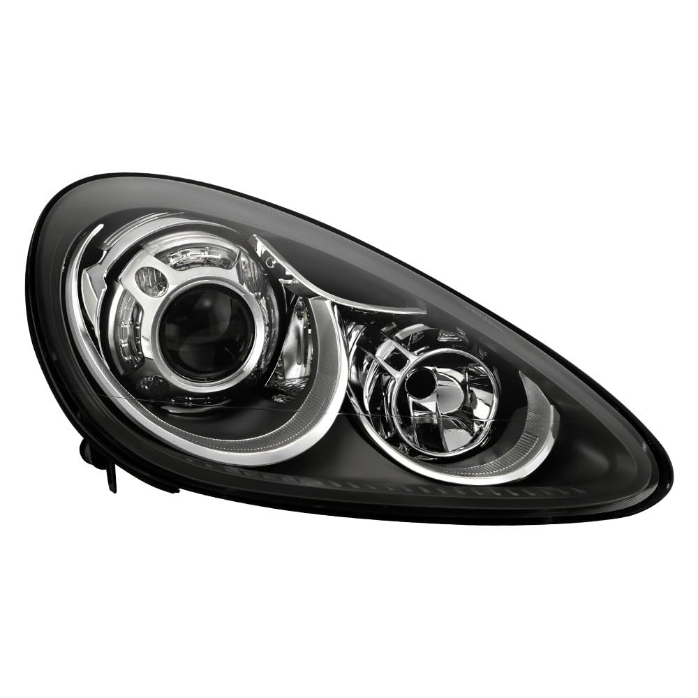 Porsche Cayenne 11-14 Spyder (POE) AFS Projector Headlights w/ 4 LED DRL - OE Right