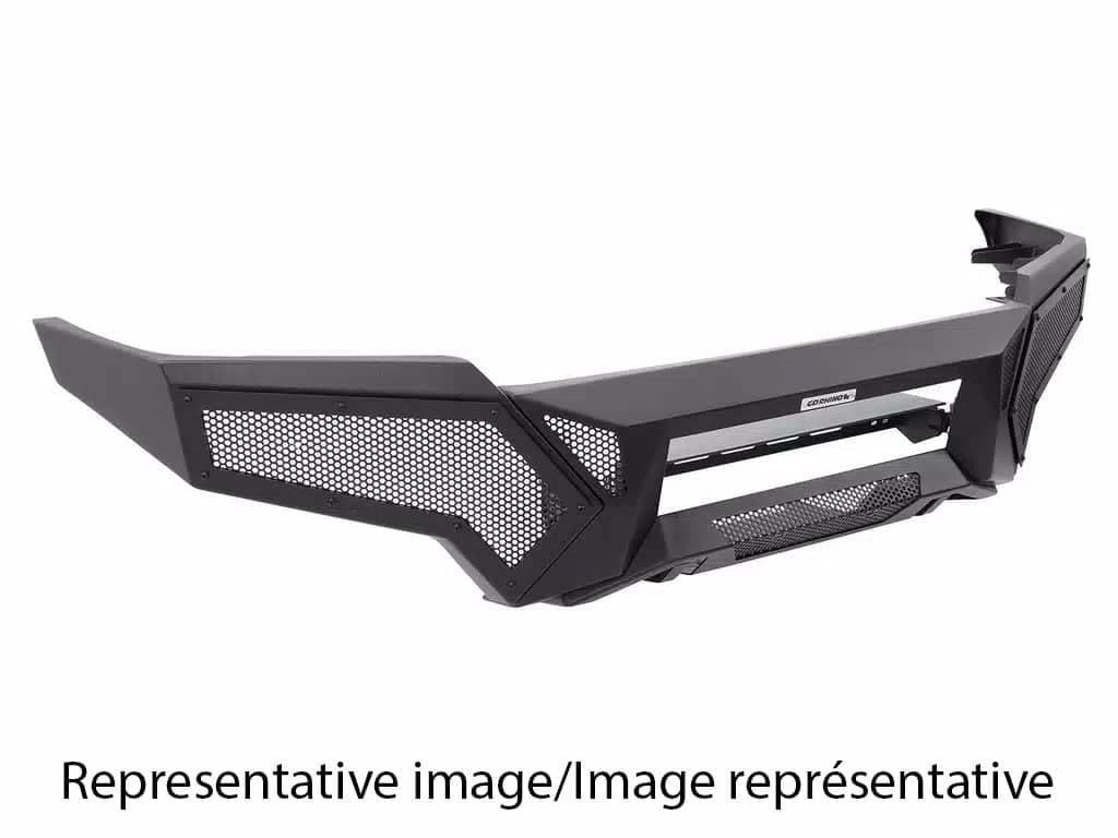 Element Front Bumper RealTruck w/Power Actuated Hide-Away Light Bar Mount | Steel, Textured Black | 341861T | Fits 2022-2025 Chevrolet Silverado 1500; 2019-2021 GMC Sierra 1500 & 2022 Limited
