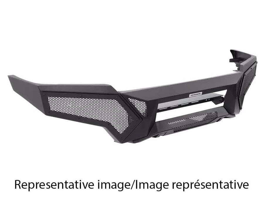 Element Front Bumper RealTruck w/Power Actuated Hide-Away Light Bar Mount | Steel, Textured Black | 341861T | Fits 2022-2025 Chevrolet Silverado 1500; 2019-2021 GMC Sierra 1500 & 2022 Limited