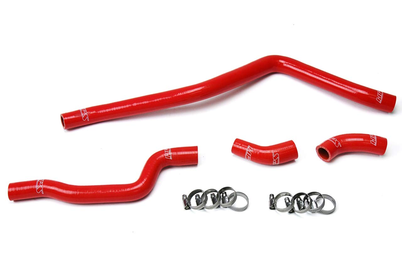 Red HPS 57-1615-RED Radiator Hose Kit Coolant