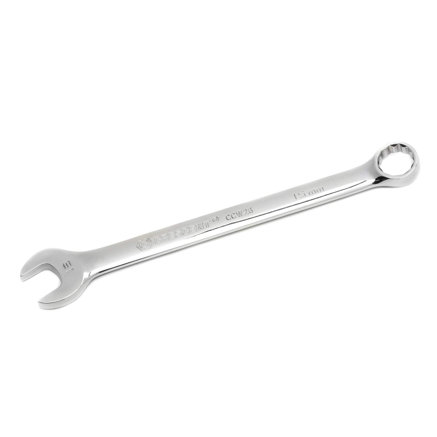 Crescent 12 Point 15 Pc. Metric Combination Wrench Set with Tool Roll - CCWS5