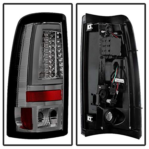 Spyder Xtune 5081896 Chevy Silverado 1500/2500 99-02 (Not Fit Stepside) / GMC Sierra 1500/2500/3500 99-06 and 2007 Sierra Classic Version 2 LED Tail Lights - Smoke