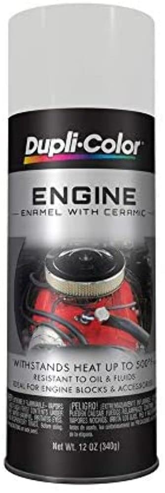 Engine Enamel Dupli-Color With Ceramic Universal White 12 Oz. Aerosol - Lot of 6