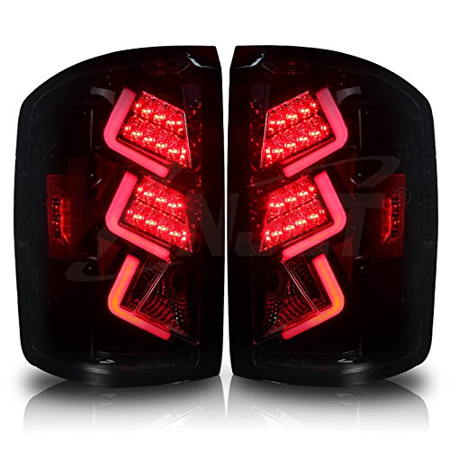 Compatible With Winjet [2014 2015 2016 GMC Sierra 1500] LED Tail Lights