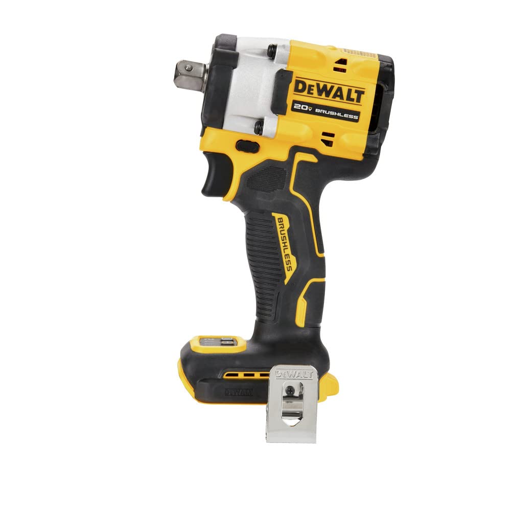 20V MAX* DEWALT ATOMIC 1/2 in. Cordless Impact Wrench with Detent Pin Anvil (Tool Only) (DCF922B)