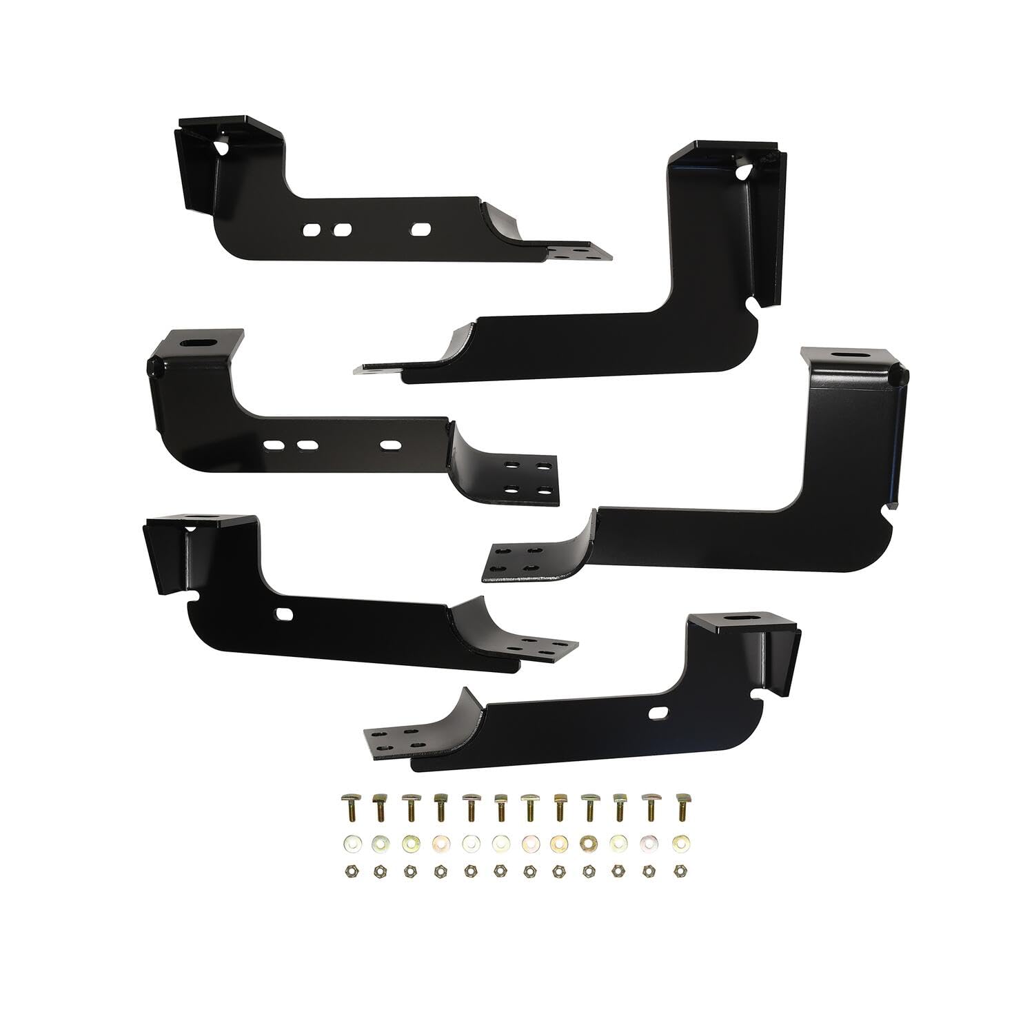 Westin Premier 22-1075 Oval Nerf Bar Mount Kit fits 2004-2013 Silverado Sierra 1500 2001-2006 Silverado Sierra 1500HD 2001-2014 Silverado Sierra 2500 3500HD Crew Cab Black Pair
