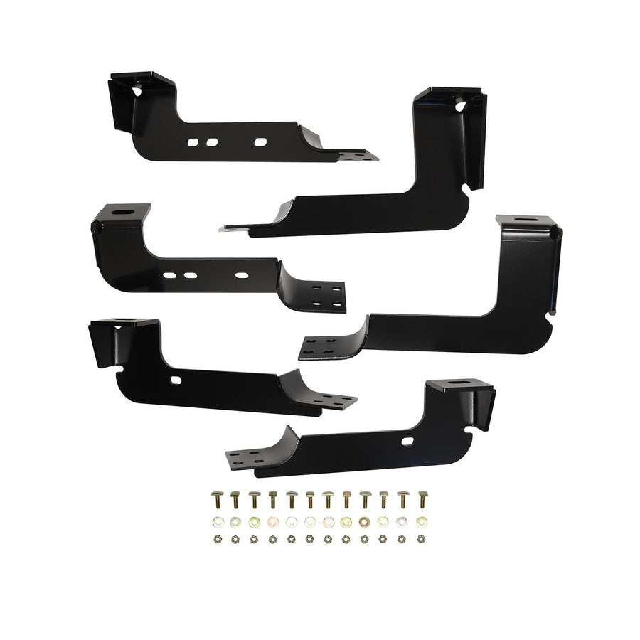 Westin Premier 22-1075 Oval Nerf Bar Mount Kit fits 2004-2013 Silverado Sierra 1500 2001-2006 Silverado Sierra 1500HD 2001-2014 Silverado Sierra 2500 3500HD Crew Cab Black Pair