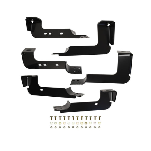 Westin Premier 22-1075 Oval Nerf Bar Mount Kit fits 2004-2013 Silverado Sierra 1500 2001-2006 Silverado Sierra 1500HD 2001-2014 Silverado Sierra 2500 3500HD Crew Cab Black Pair