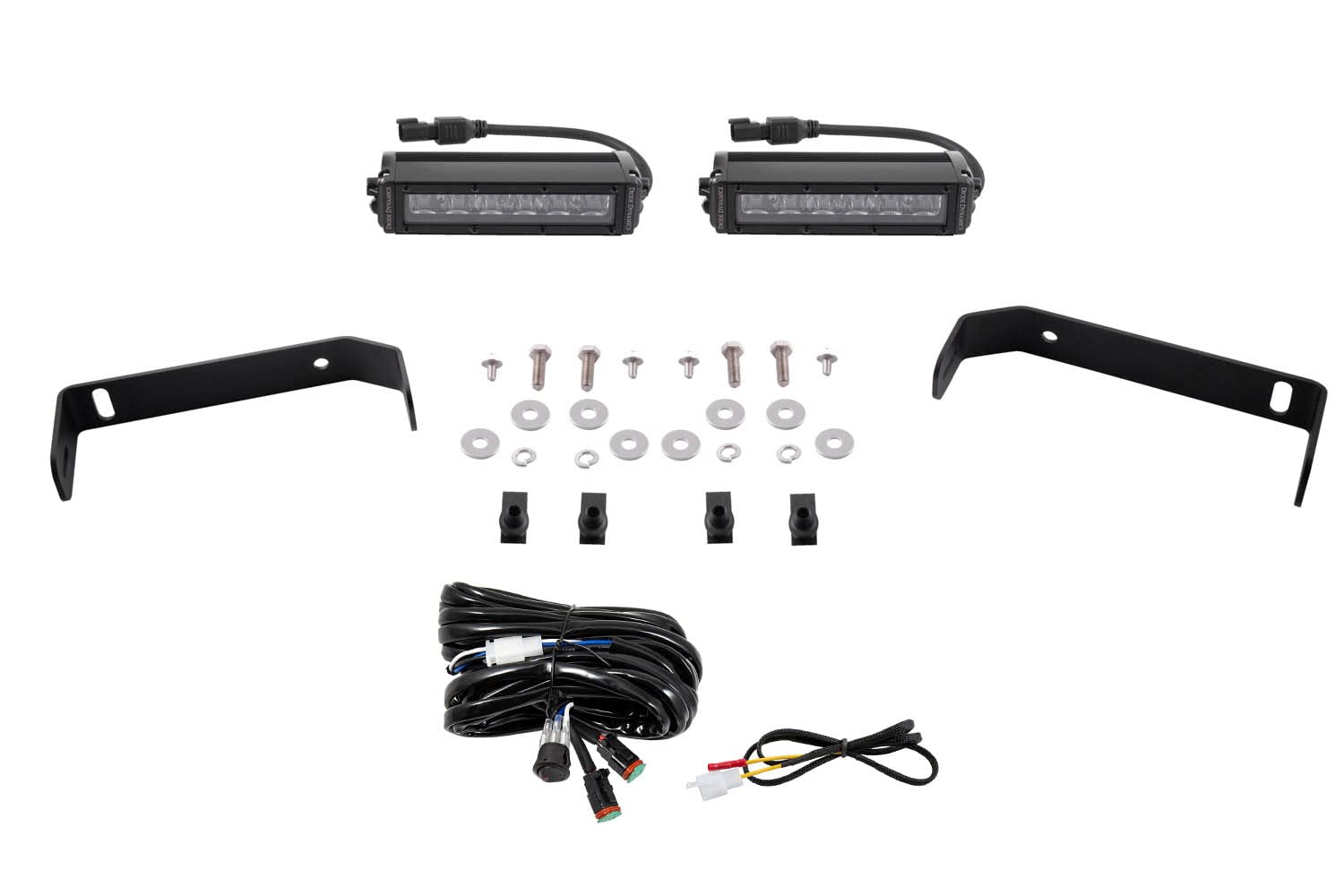 Diode Dynamics SS18 DD6598: LED Lightbar Kit for 2019-2021 Ford Ranger, Amber Combo