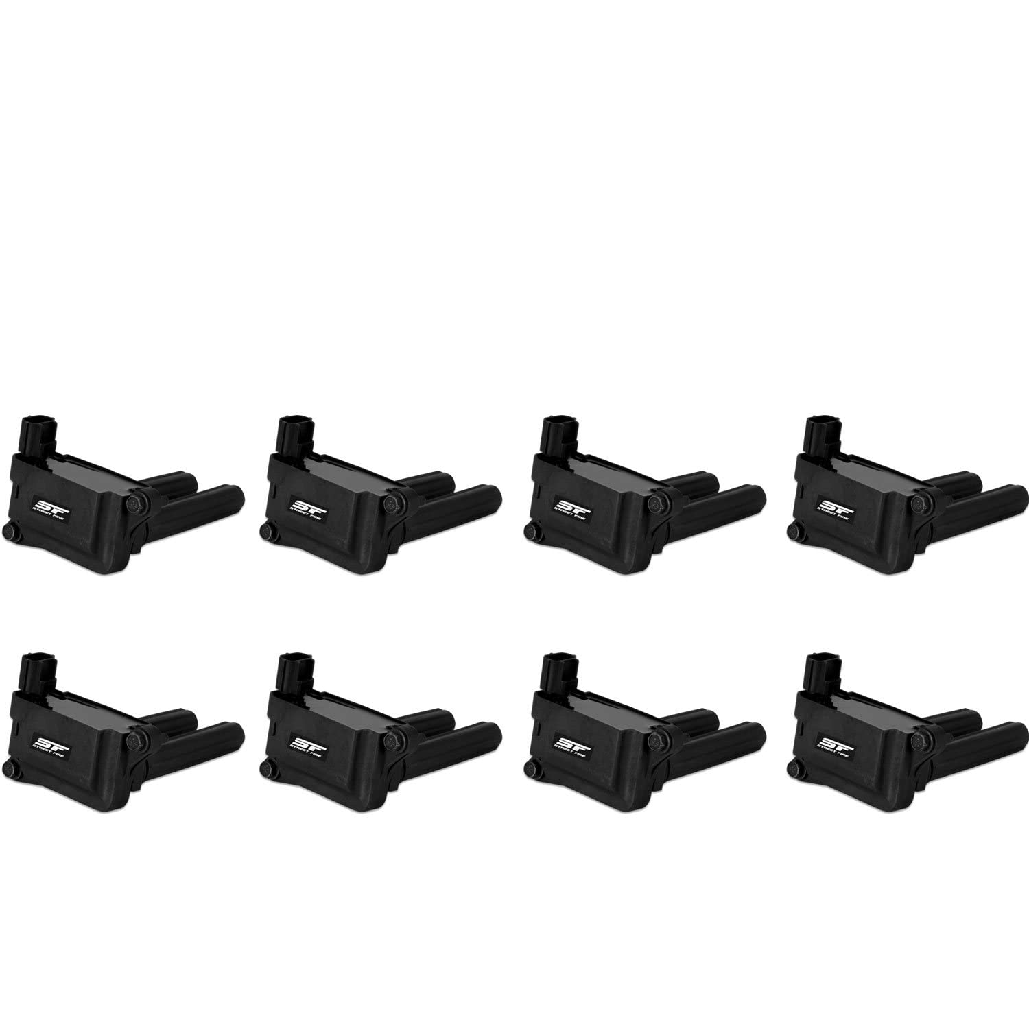8-Pack MSD Street Fire Ignition Coils - Black
