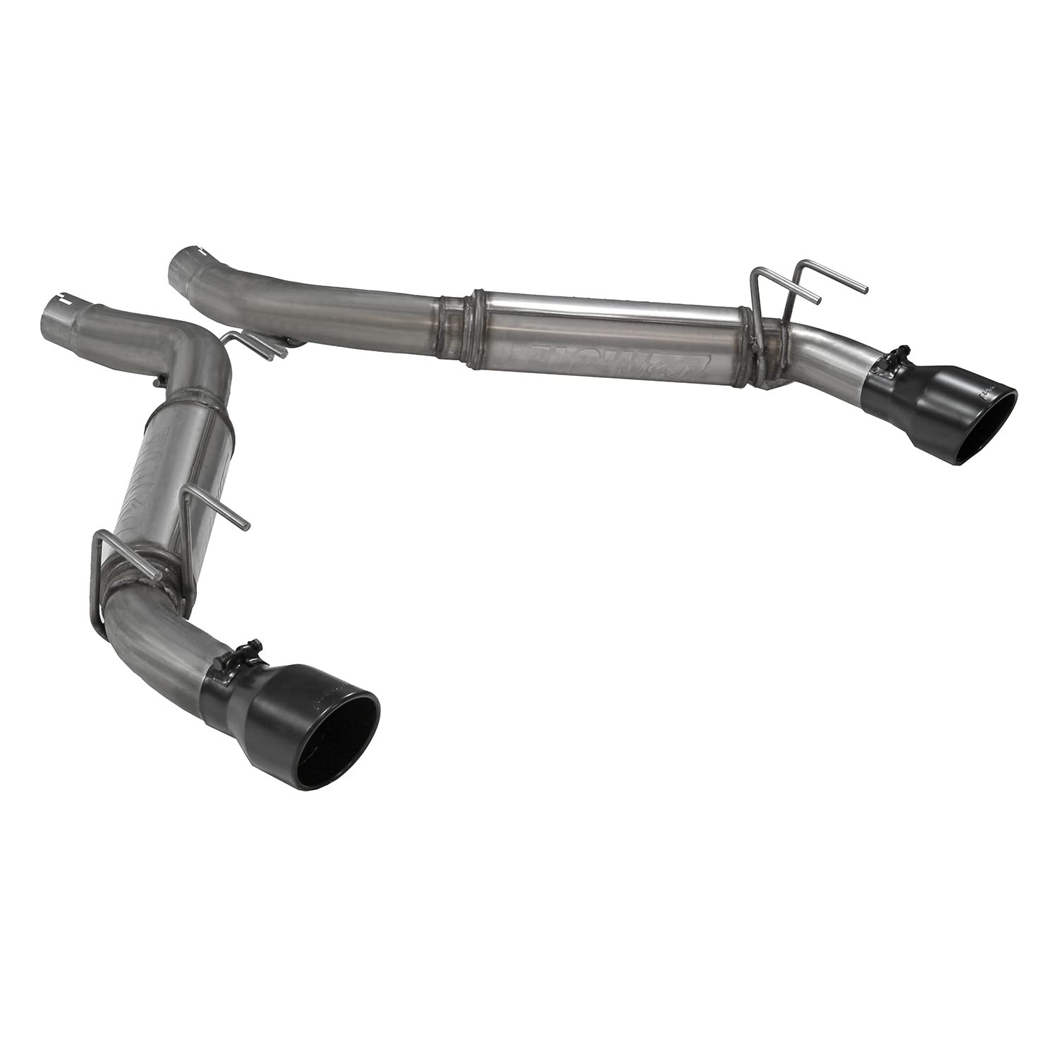 Flowmaster FlowFX 717991 Axle-Back Exhaust Kit 3 Inch 409 Stainless Steel with 4.5 Inch Black Ceramic Coated 304 Stainless Steel Tips Compatible with 2010-2015 Chevy Camaro 6.2L V8