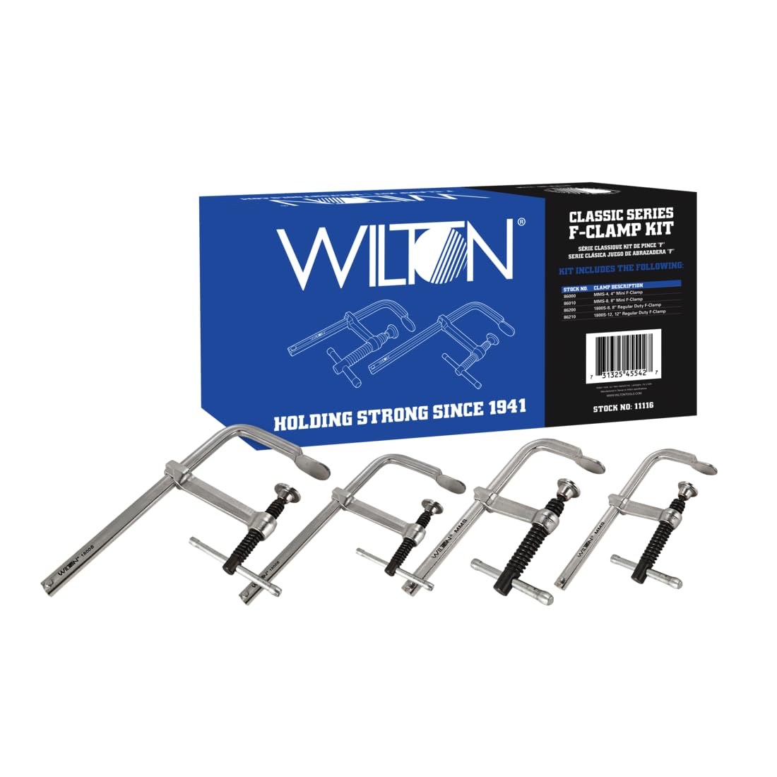 Classic Wilton Series F-Clamp Kit (11116)