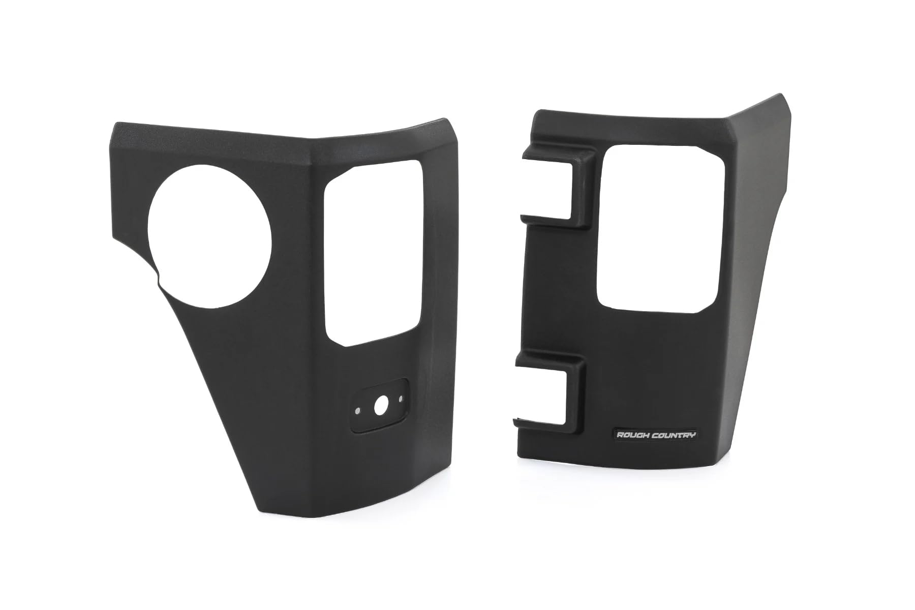 Rough Country Trail Cladding Rear Corner Panels for Jeep Wrangler JK/Unlimited (2007-2018) - UV-Resistant, High-Density Thermoplastic, Easy Install