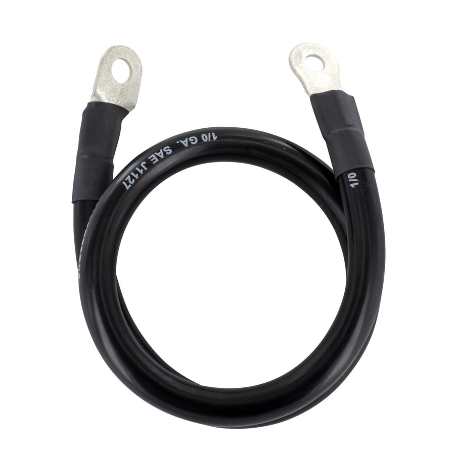 1-702 Powermaster Alt Ground Wire 0g 2 ft 5/16 & 1/4 Eyelet