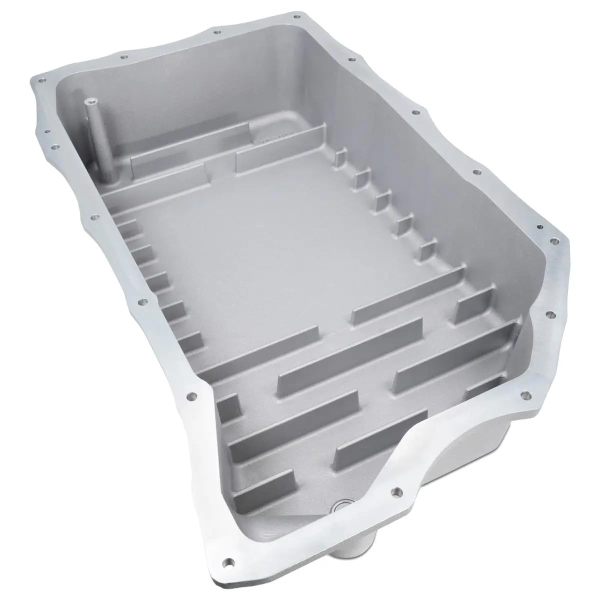 Heavy Duty PPE Cast Aluminum Deep Transmission Pan (RAW) 128051400 Compatible for 2020+ GM/Chevy with Allison 10L1000 Transmission