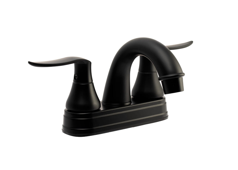 Dura Faucet RV Lavatory Faucet - Elegant Arc Spout Matte Black