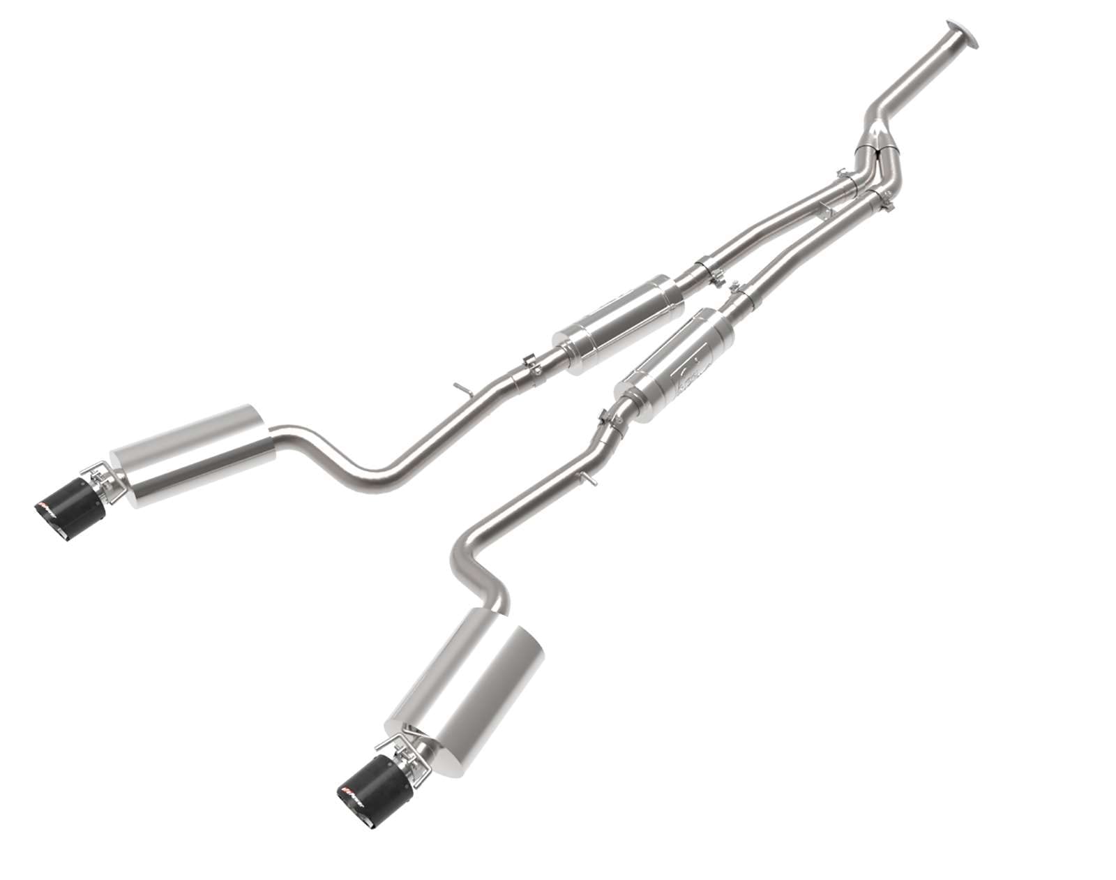 aFe Power 304 Stainless Steel Takeda Cat-Back Exhaust System 3 IN to 2-1/2 IN Fit Lexus IS200t 16-17 L4-2.0L (t) 49-36059-C