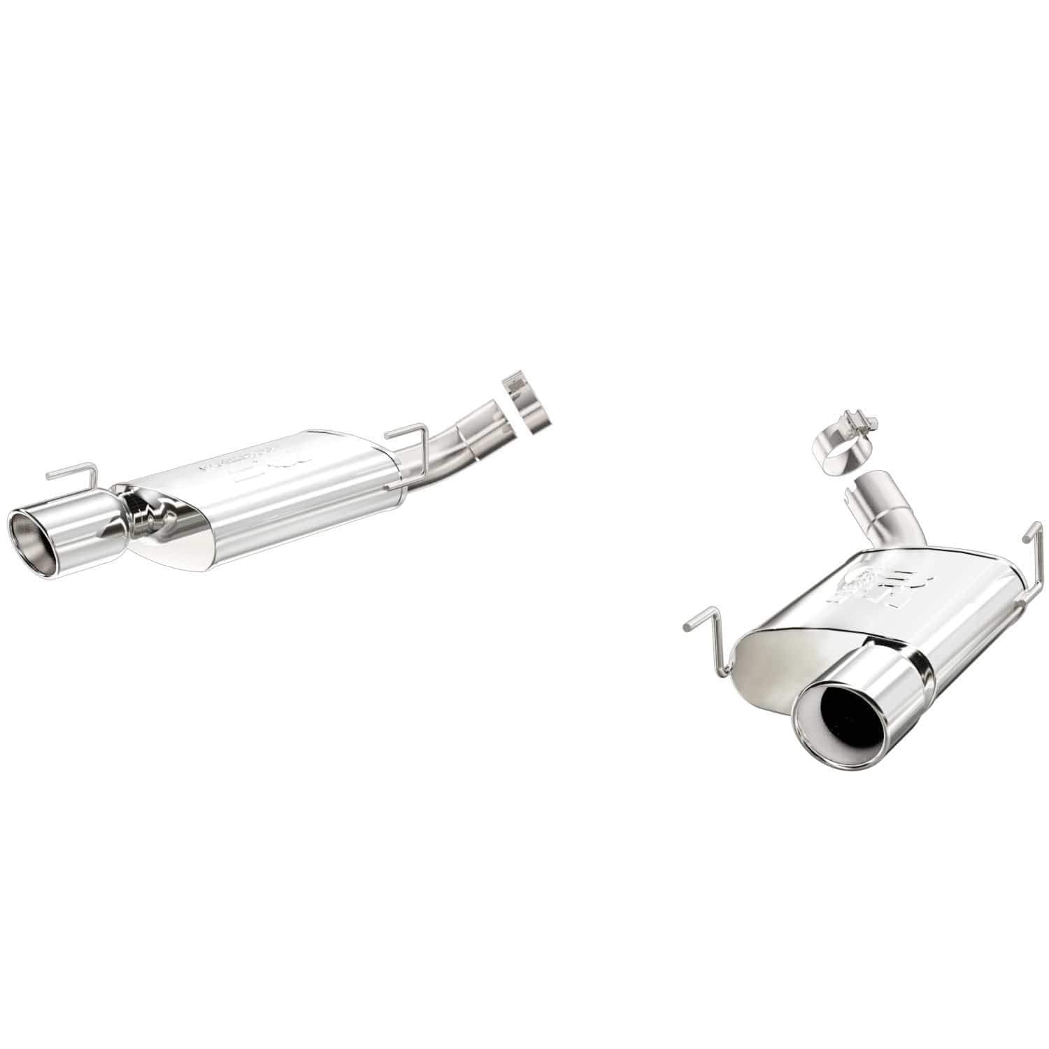 Performance Exhaust MagnaFlow System 15882: Axle-Back, Street Series, Compatible with 2005-2009 Ford Mustang