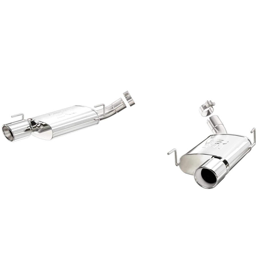 Performance Exhaust MagnaFlow System 15882: Axle-Back, Street Series, Compatible with 2005-2009 Ford Mustang