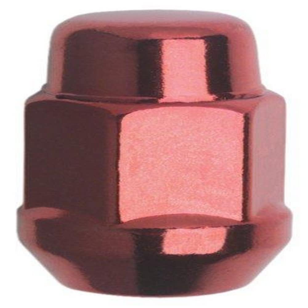Gorilla 41137RD Automotive Acorn Bulge Seat Red Lug Nuts (12mm x 1.50 Thread Size)