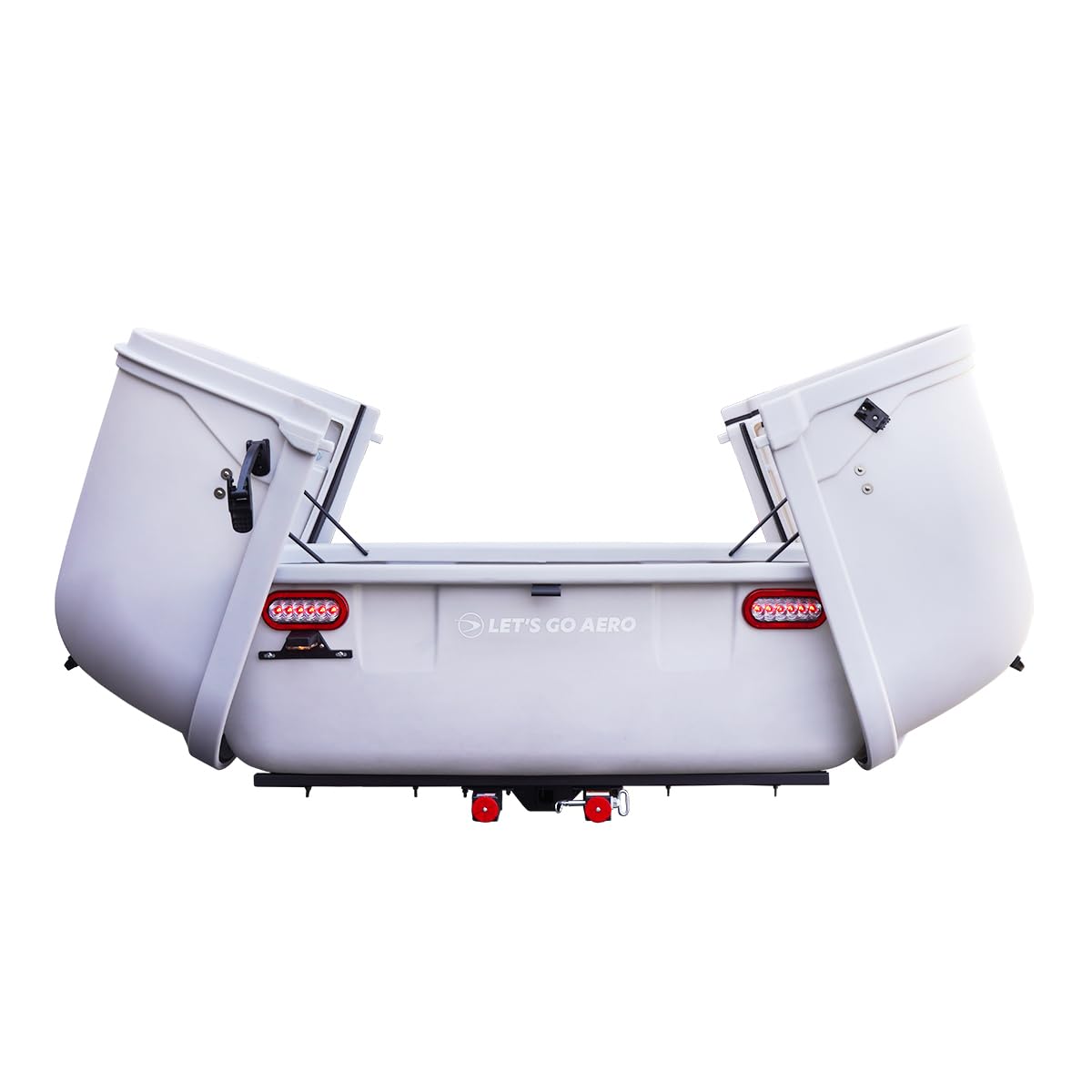 Let's Go Aero Slideout GearSpace Hitch Cargo Carrier -Light Gray