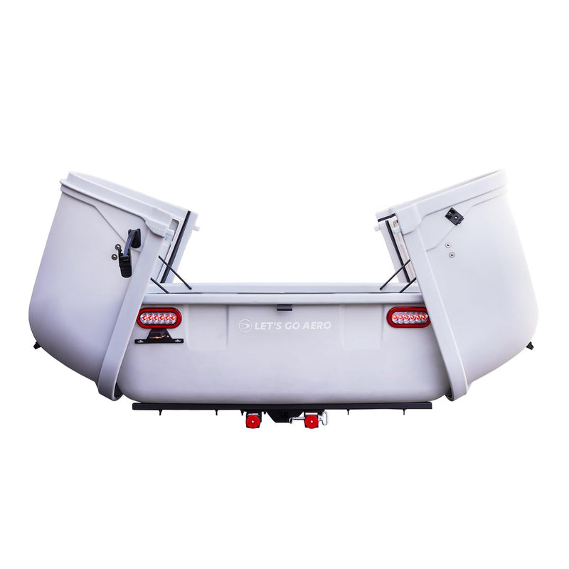 Let's Go Aero Slideout GearSpace Hitch Cargo Carrier -Light Gray