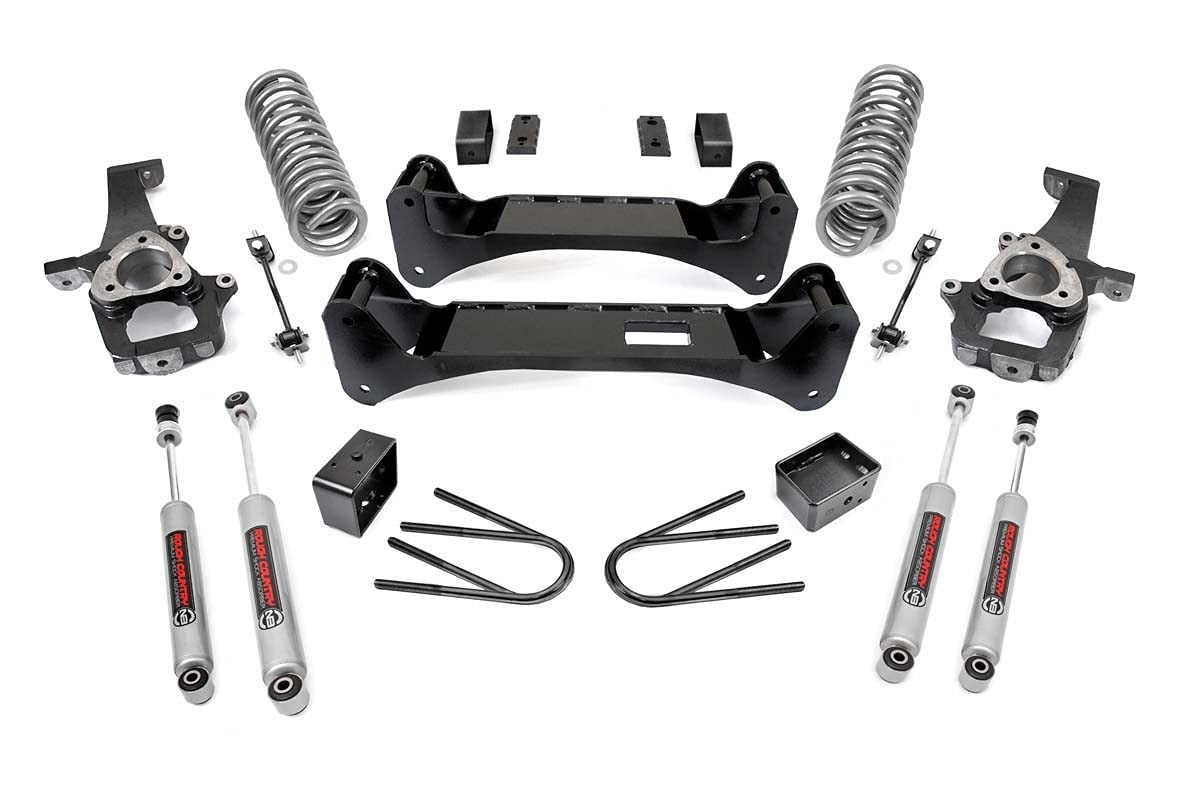 6" Rough Country Lift Kit w/N3 Shocks for 2002-2005 Dodge Ram 1500 2WD - 37630