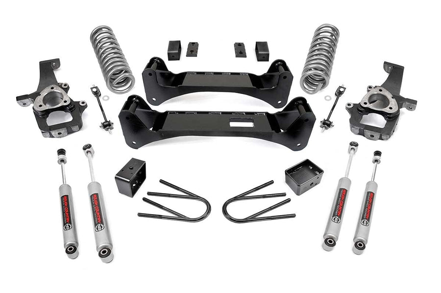 6" Rough Country Lift Kit w/N3 Shocks for 2002-2005 Dodge Ram 1500 2WD - 37630