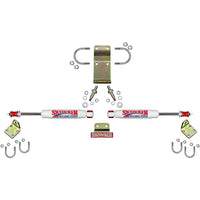 Steering Stabilizer Dual Kit Skyjacker 7208 Hardware Boots Not Incl. Due To Clearance Issues White