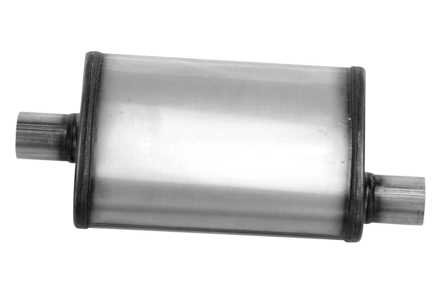 Cherry Bomb Salute Muffler - SA1225 Reversible Oval Body - H4" X W9" X L14" 20" OAL 2-1/4" O/C Muffler - Cherry Bomb Salute