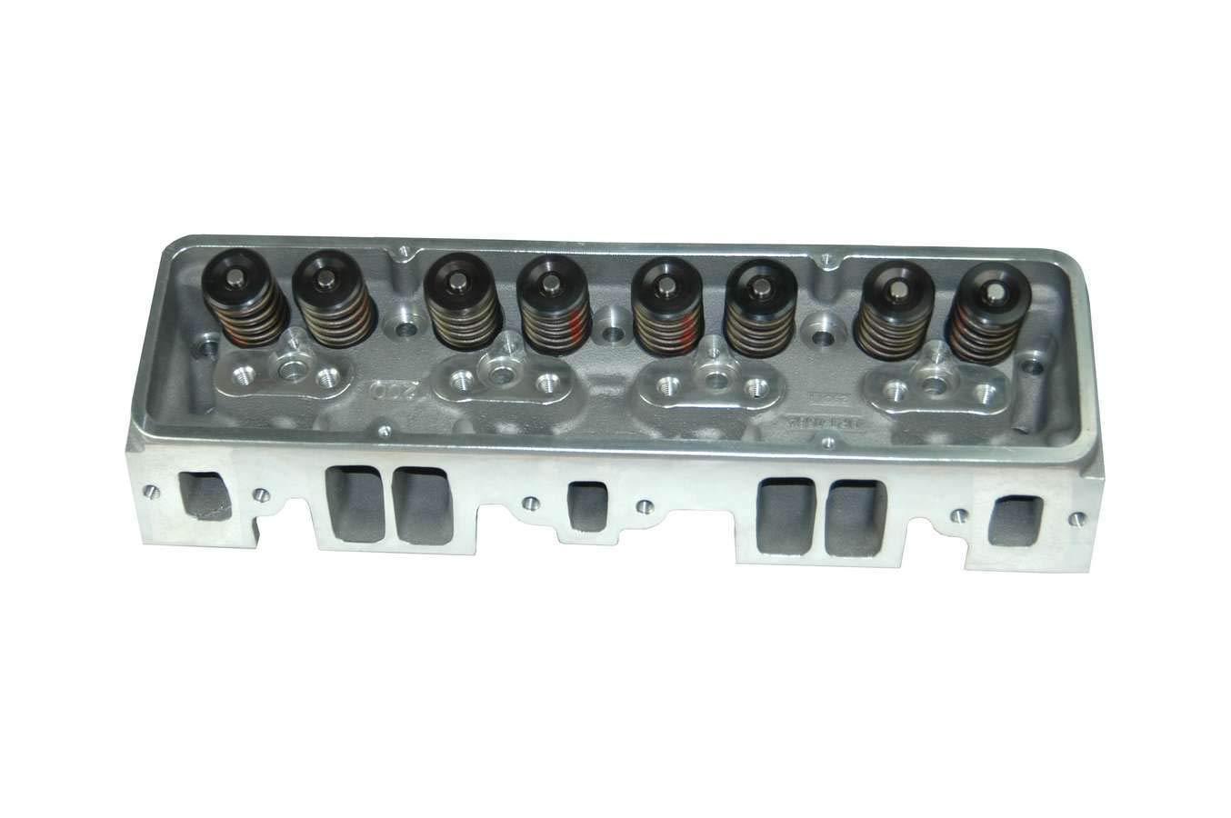 SHP Dart Cylinder Head, Assembled, 2.020/1.600 in Valve, 200 cc Intake, 64 cc Chamber, 1.437 in Springs, Straight Plug, Aluminum