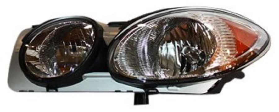 Left TYC Headlight Assembly Compatible with 2005-2007 Buick Lacrosse