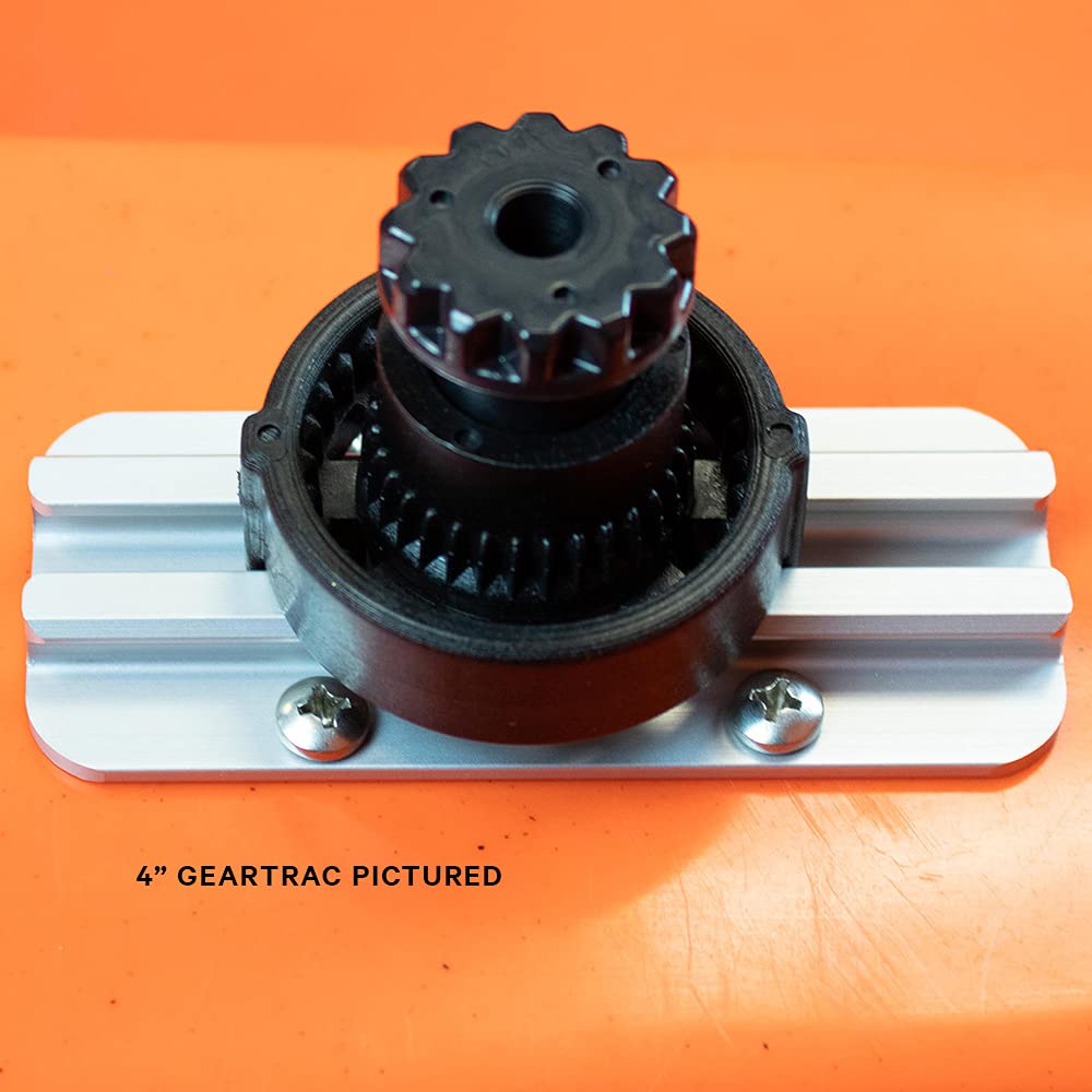 GT175 Generation II YakAttack GearTrac – 4” Heavy Duty Surface Mount Track | Adjustable Accessory Mounting Rail for Kayaks, Canoes, Boats, and ATVs | Made in USA