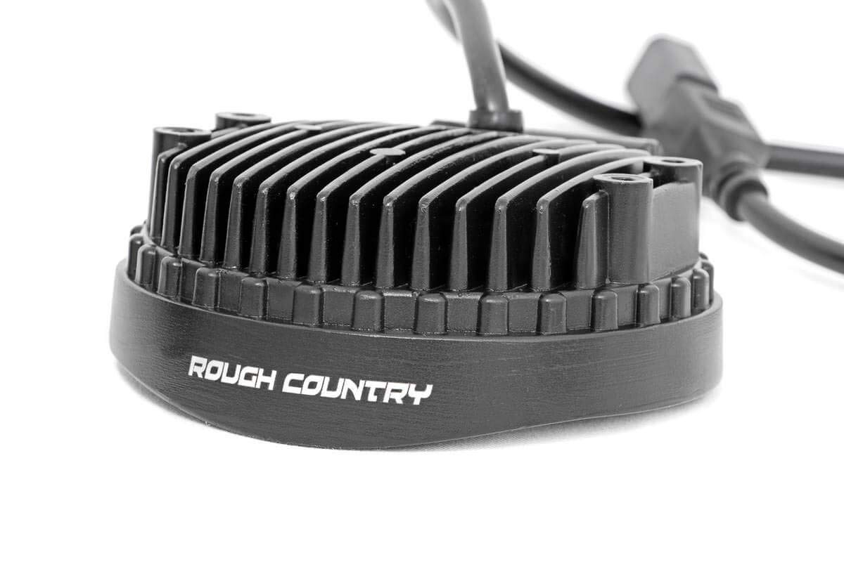 4" Rough Country LED Round Offroad Lights | Pair - 70804