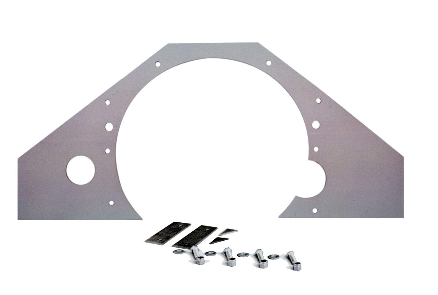 Competition Engineering Mid Mount C4030 Engine Motor Plate, Chevy V8/90 Degree V6, Aluminum