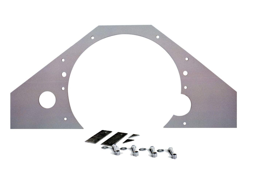 Competition Engineering Mid Mount C4030 Engine Motor Plate, Chevy V8/90 Degree V6, Aluminum