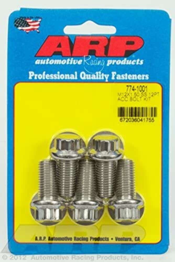 ARP M12x 1.50 12pt Bolts SS (5/pkg)