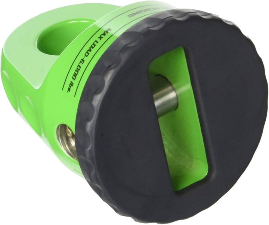 Prolink Factor 55 00015-08 Original Shackle Mount Replaces Winch Hook with a Stronger Shackle D Ring Mount Max Load Rating 16,000 lb. Ideal for 4x4 Off Road Adventures - Green