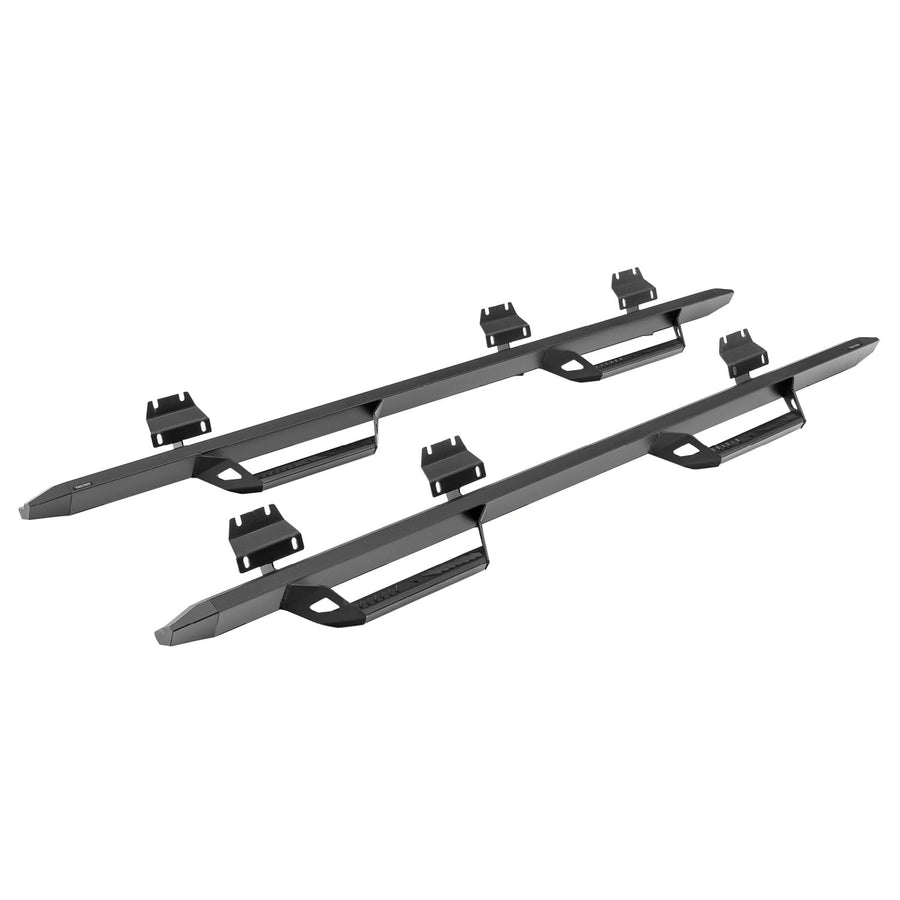 Predator Pro Steps for RAM RealTruck | Cab Length, Rust-Proof Aluminum, Textured Black | PRD1977CC-TX | Fits 2019 - 2025 Dodge Ram 1500 Crew Cab