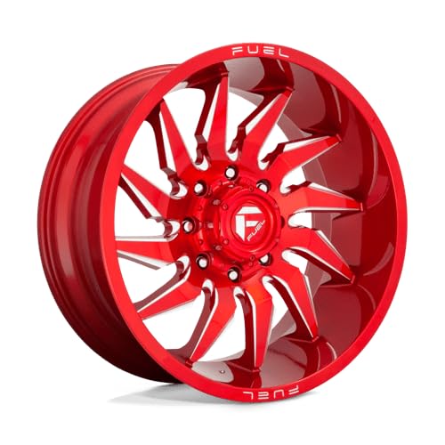 1PC Fuel D745 22X10 8X170 GL-RED-MIL -18MM - D74522001747