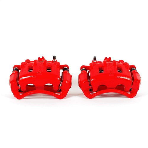 Power Stop S5056 Front Pair of High-Temp Red Powder Coated Calipers For Chevrolet Captiva Sport, Chevrolet Equinox, Pontiac Torrent, Saturn Vue, Suzuki XL-7 [Model Specific]