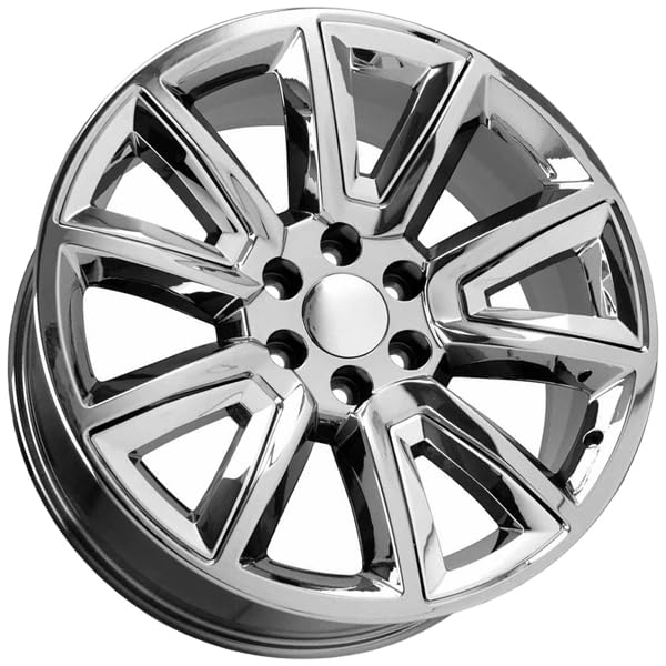 CV73 OE Wheels 20" Replica Wheel CV73 Fits Chevrolet Tahoe Rim 20x8.5 Chrome Wheel 6550-24C-ic