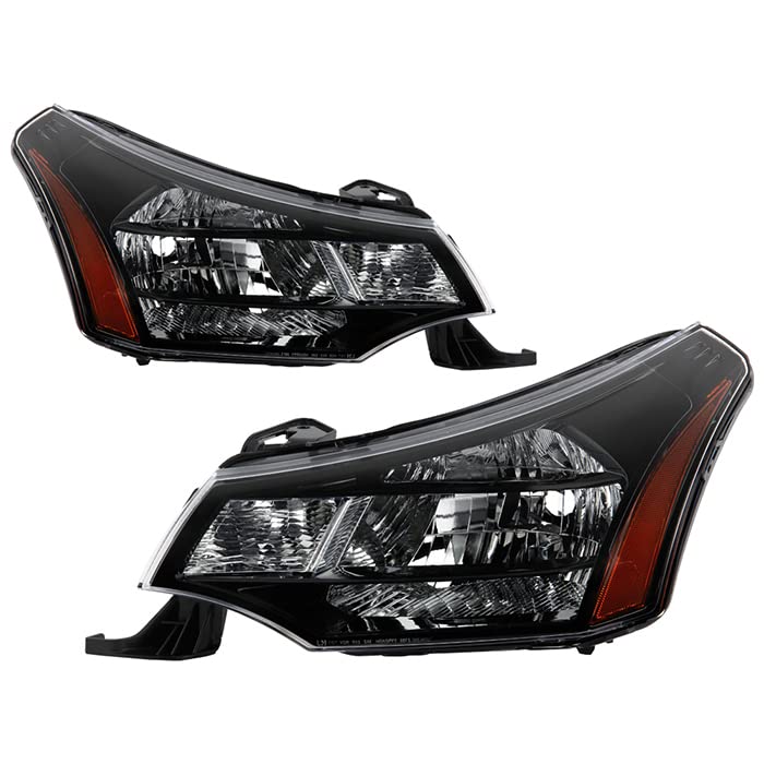 Crystal Xtune Headlights (HD-JH-FFOC08-AM-BK) (POE)