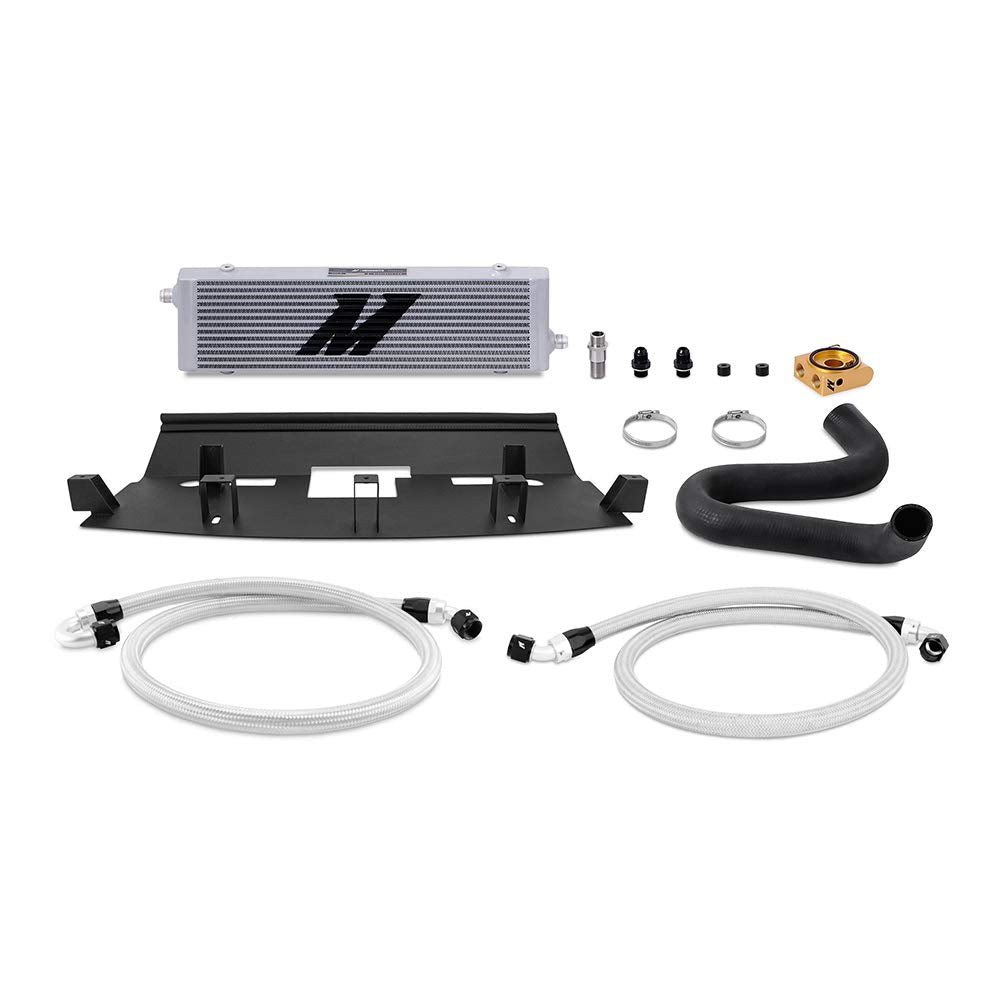 Mishimoto Oil Cooler Kit MMOC-MUS8-18T Compatible With Ford Mustang GT, 2018+