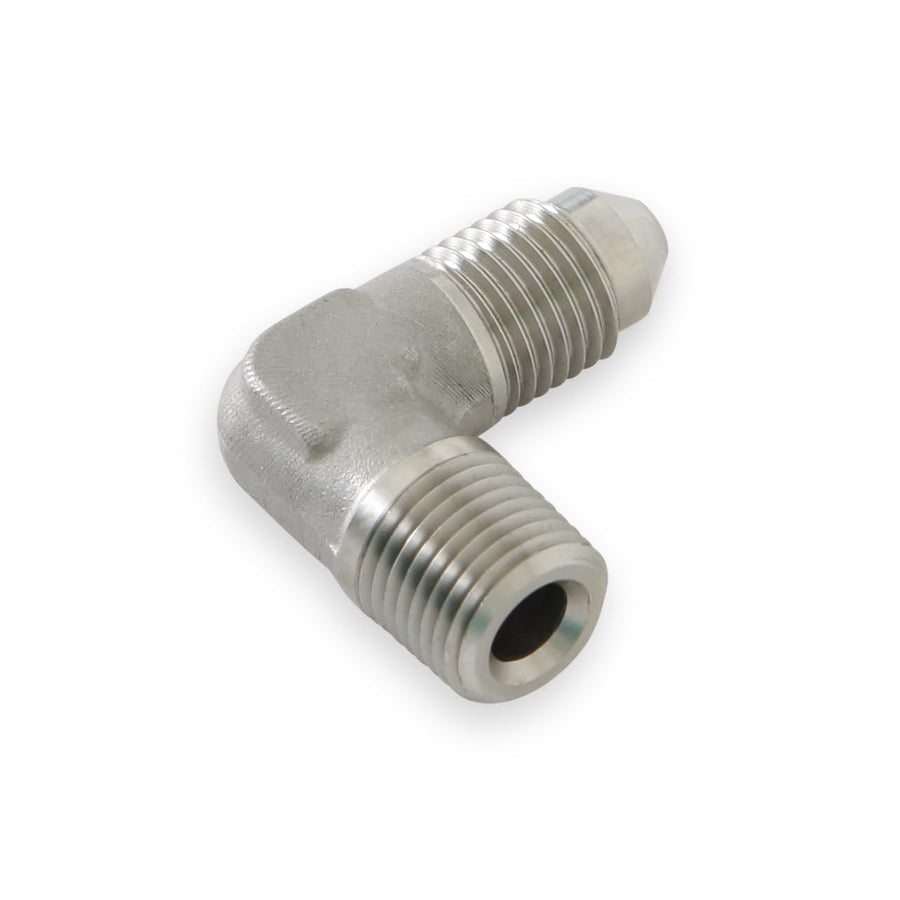 90 Degree Elbow Earl's SS982203ERL Male AN -3 to 1/8 in. NPT - Stainless Steel